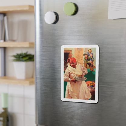 Advertising illustration_1 (Magazine Illustration) Refrigerator Magnet-The Sticker Space