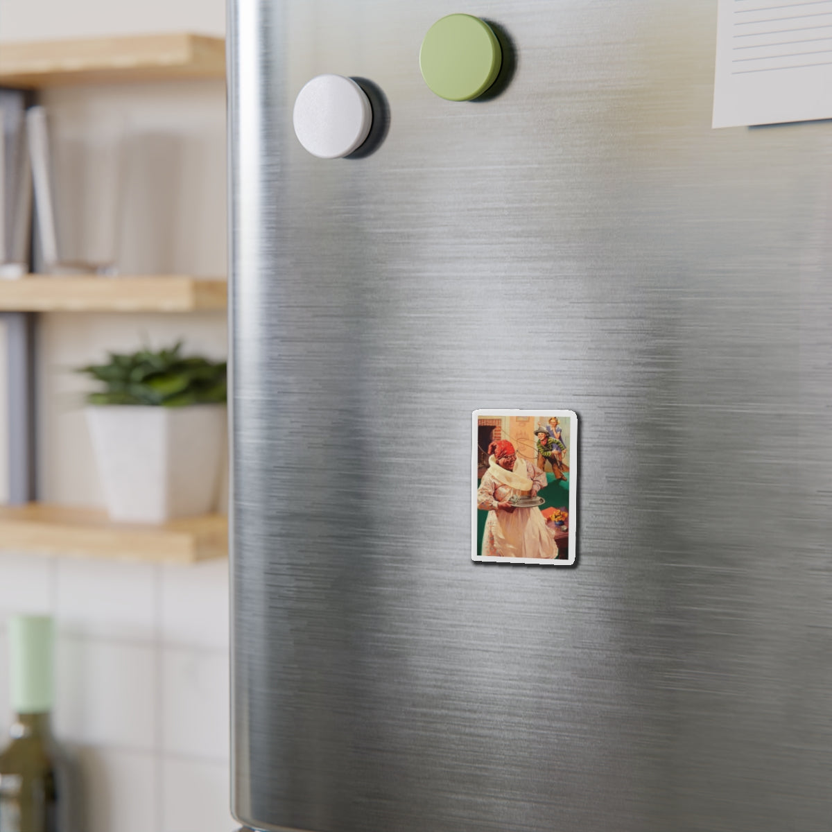 Advertising illustration_1 (Magazine Illustration) Refrigerator Magnet-The Sticker Space