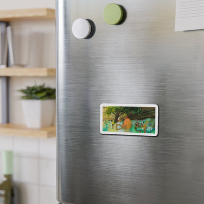 Advertising Illustration_2 (Magazine Illustration) Refrigerator Magnet-The Sticker Space