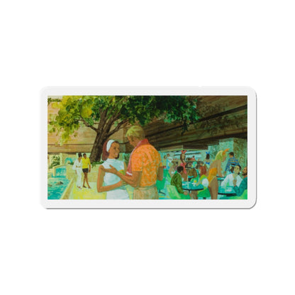 Advertising Illustration_2 (Magazine Illustration) Refrigerator Magnet-2" x 2"-The Sticker Space