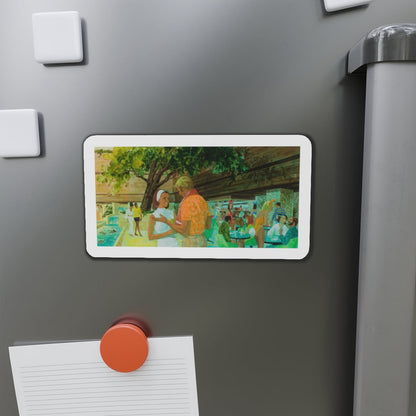 Advertising Illustration_2 (Magazine Illustration) Refrigerator Magnet-The Sticker Space