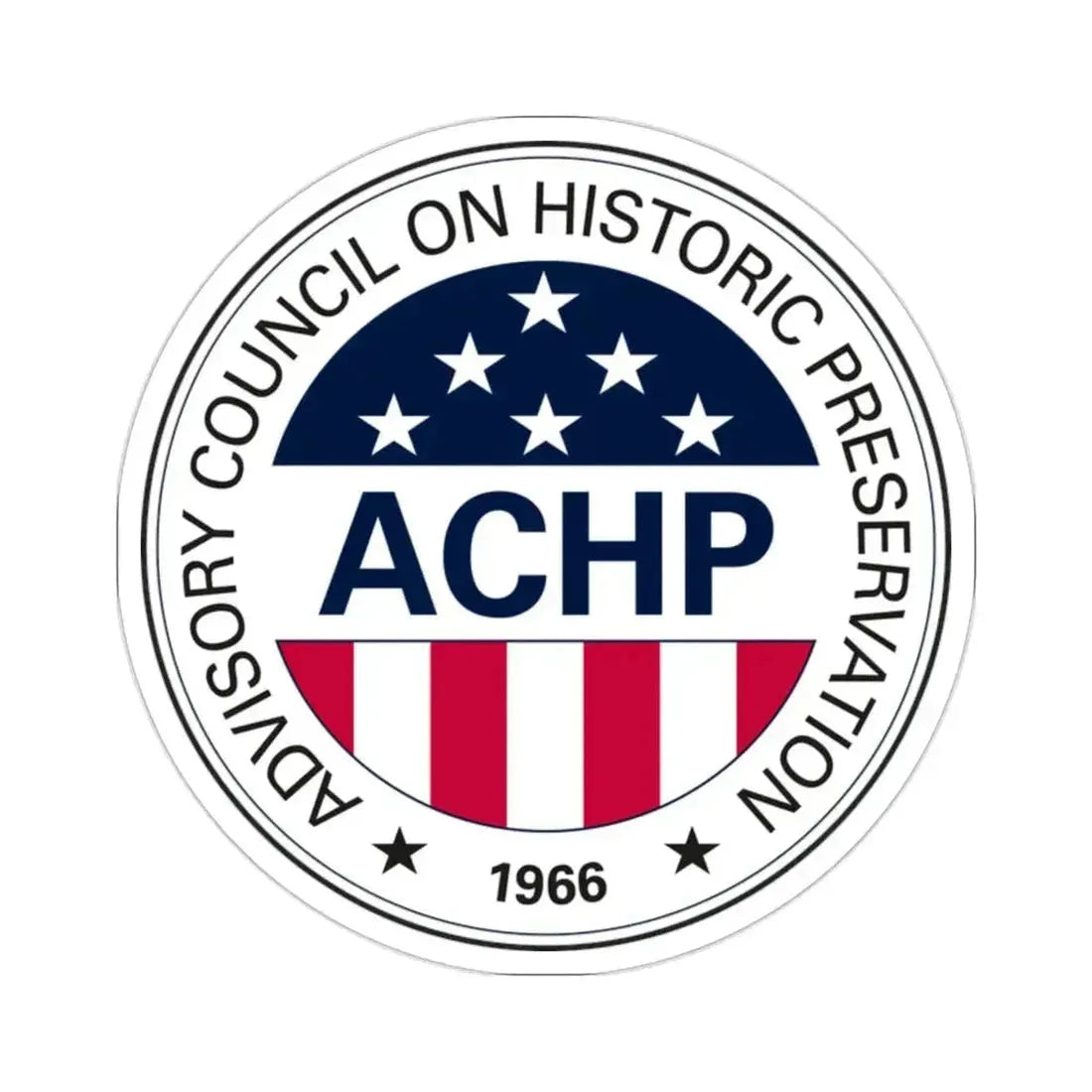 Advisory Council on Historic Preservation STICKER Vinyl Die-Cut Decal 2 Inch - The Sticker Space