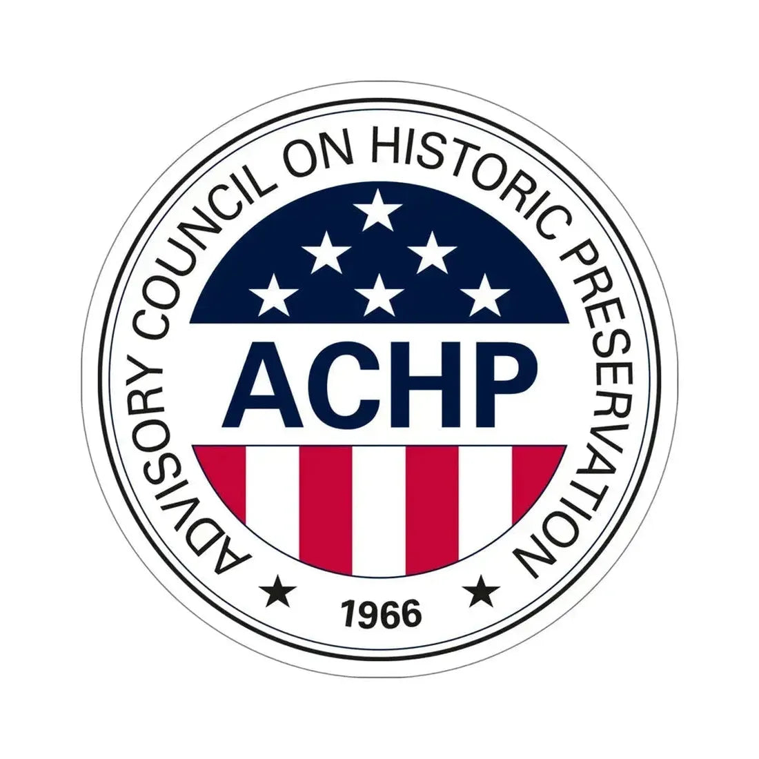 Advisory Council on Historic Preservation STICKER Vinyl Die-Cut Decal 6 Inch - The Sticker Space