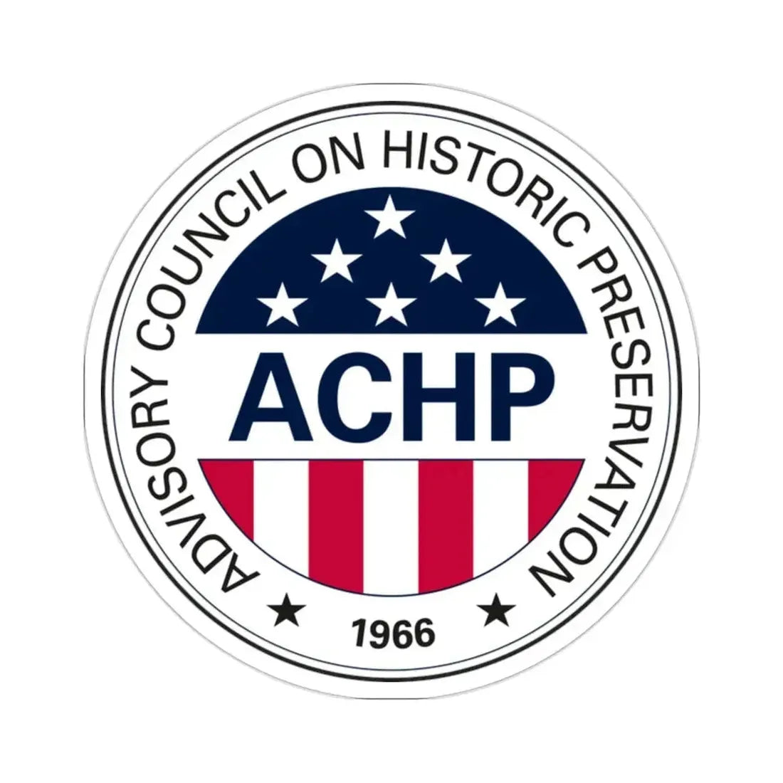 Advisory Council on Historic Preservation STICKER Vinyl Die-Cut Decal - The Sticker Space