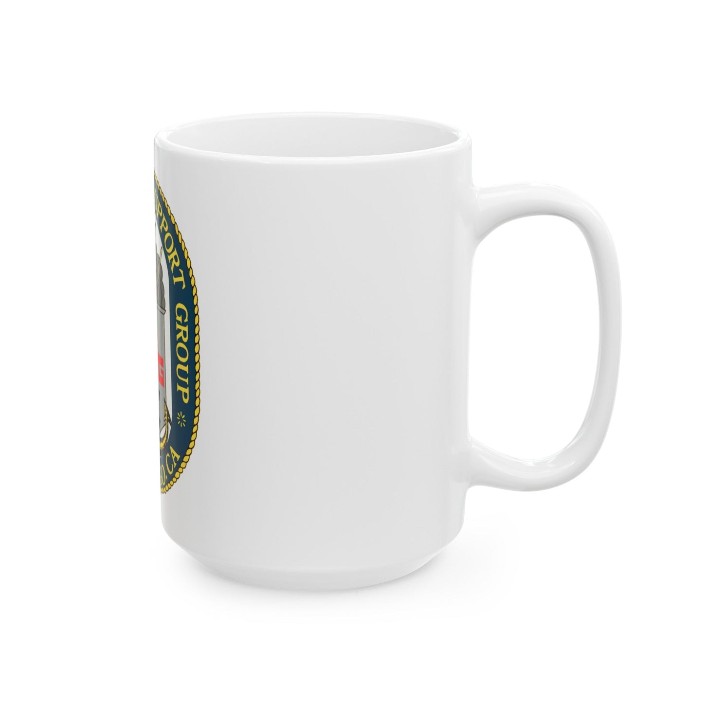 AEGIS Training Support Grp San Diego (U.S. Navy) White Coffee Mug-The Sticker Space