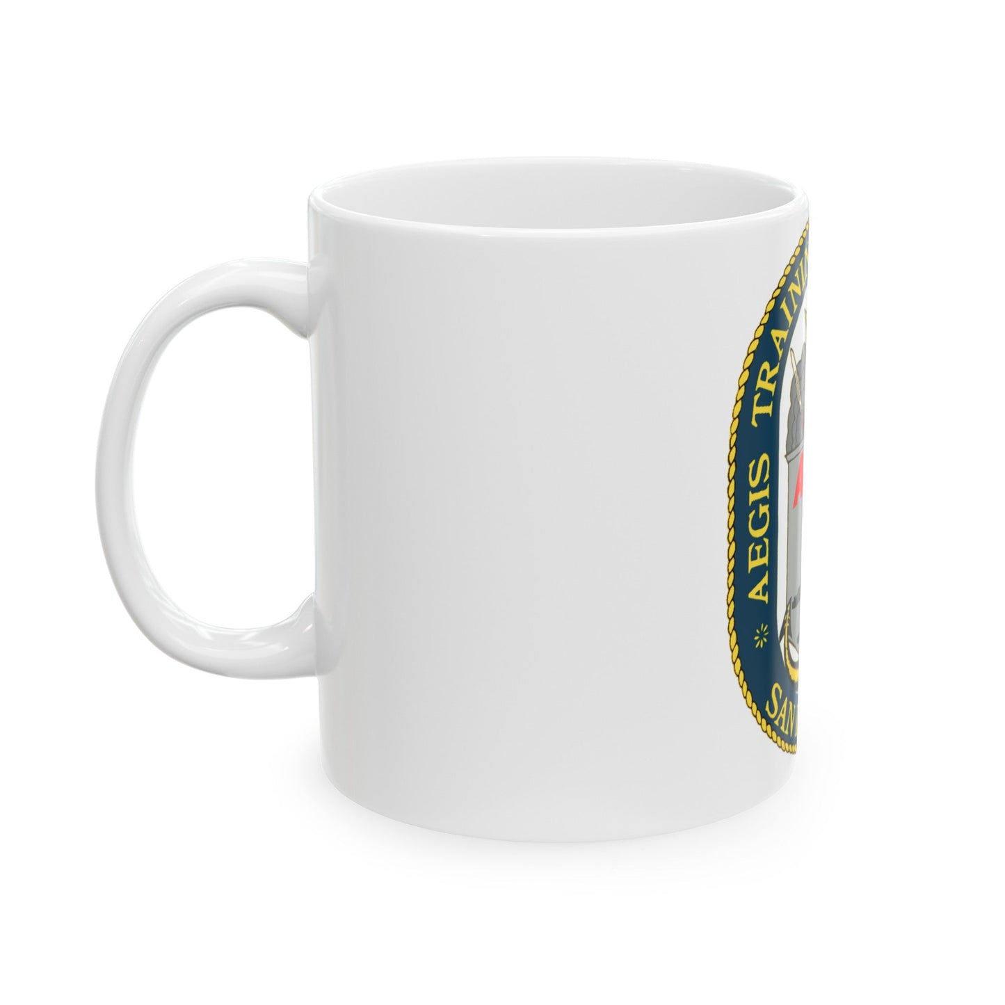 AEGIS Training Support Grp San Diego (U.S. Navy) White Coffee Mug-The Sticker Space