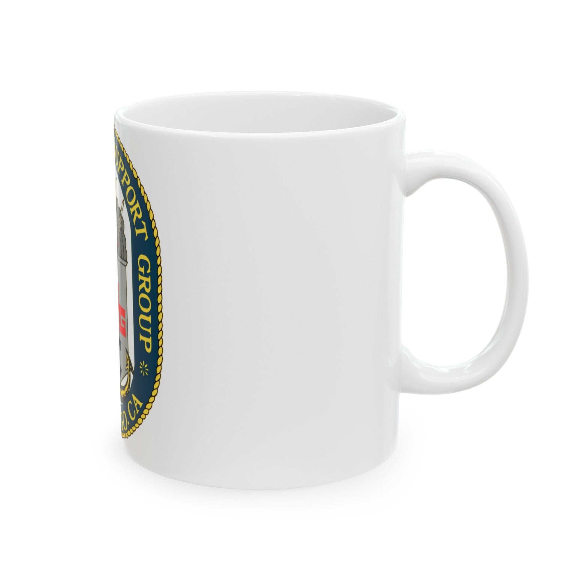 AEGIS Training Support Grp San Diego (U.S. Navy) White Coffee Mug-The Sticker Space