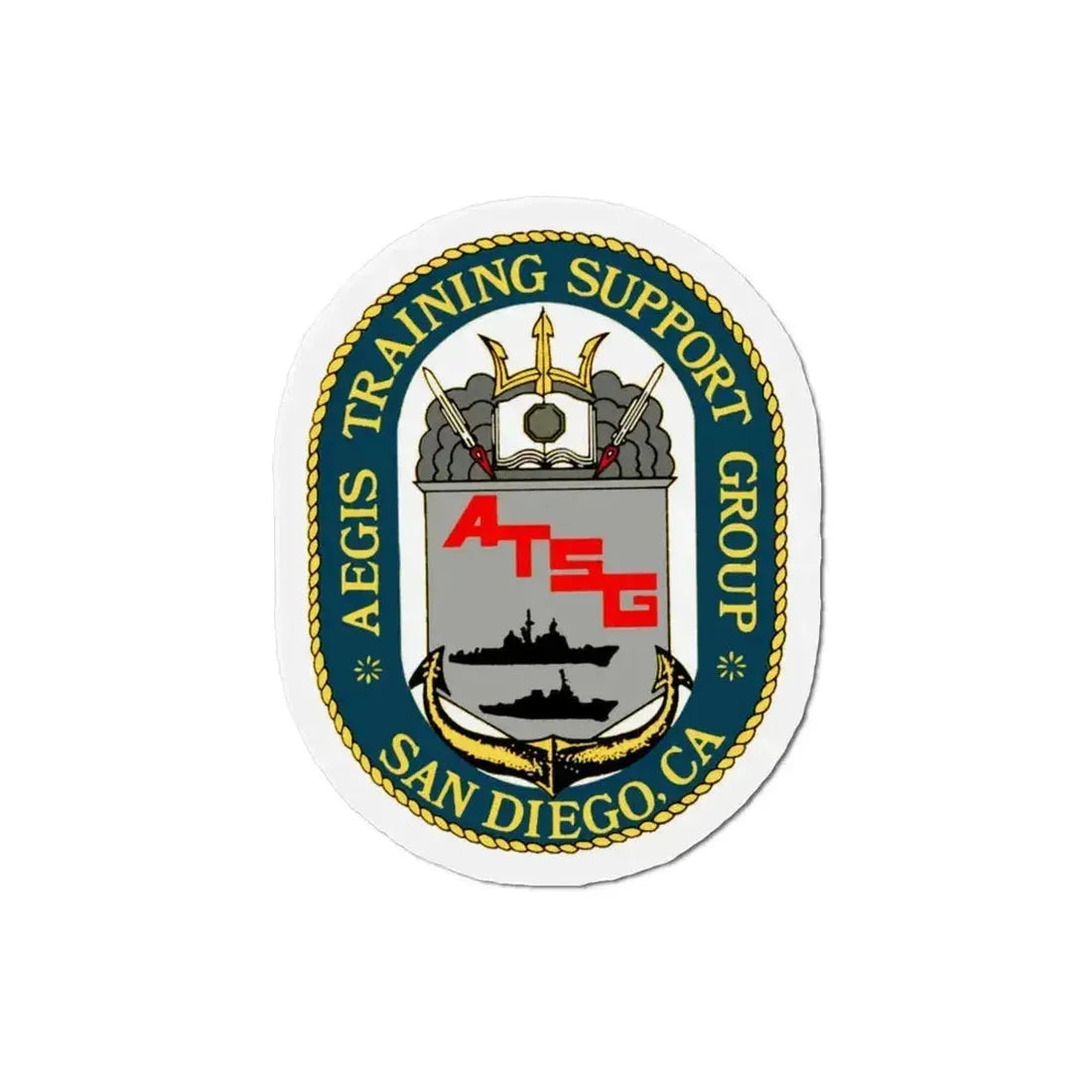 AEGIS Training Support Grp San Diego (U.S. Navy) Refrigerator Magnet 3 Inch - The Sticker Space
