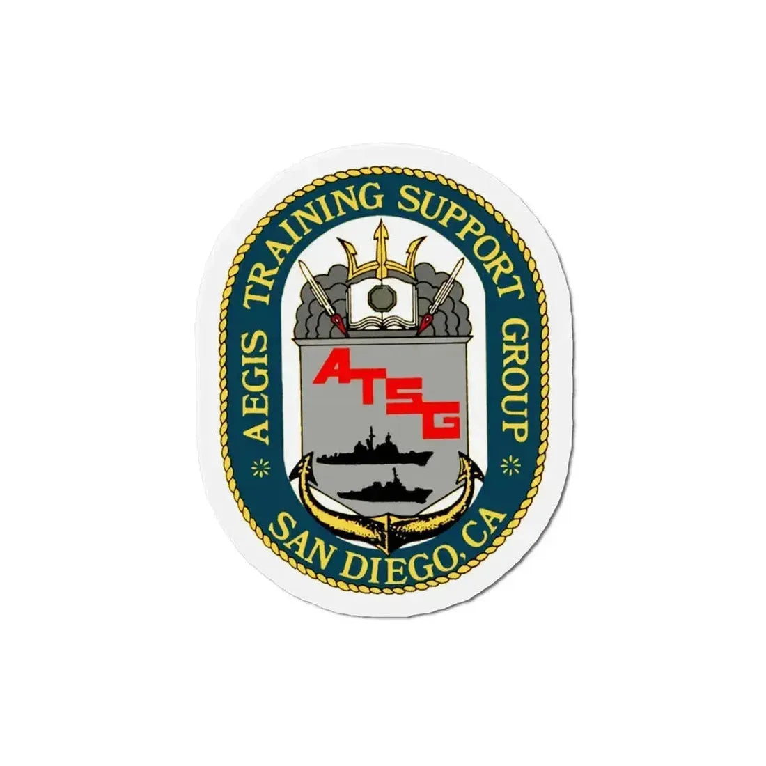 AEGIS Training Support Grp San Diego (U.S. Navy) Refrigerator Magnet 4 Inch - The Sticker Space