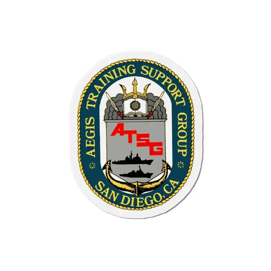 AEGIS Training Support Grp San Diego (U.S. Navy) Refrigerator Magnet 4 Inch - The Sticker Space