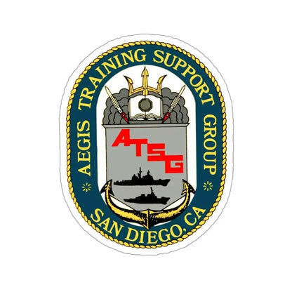 AEGIS Training Support Grp San Diego (U.S. Navy) STICKER Vinyl Die-Cut Decal 4 Inch - The Sticker Space