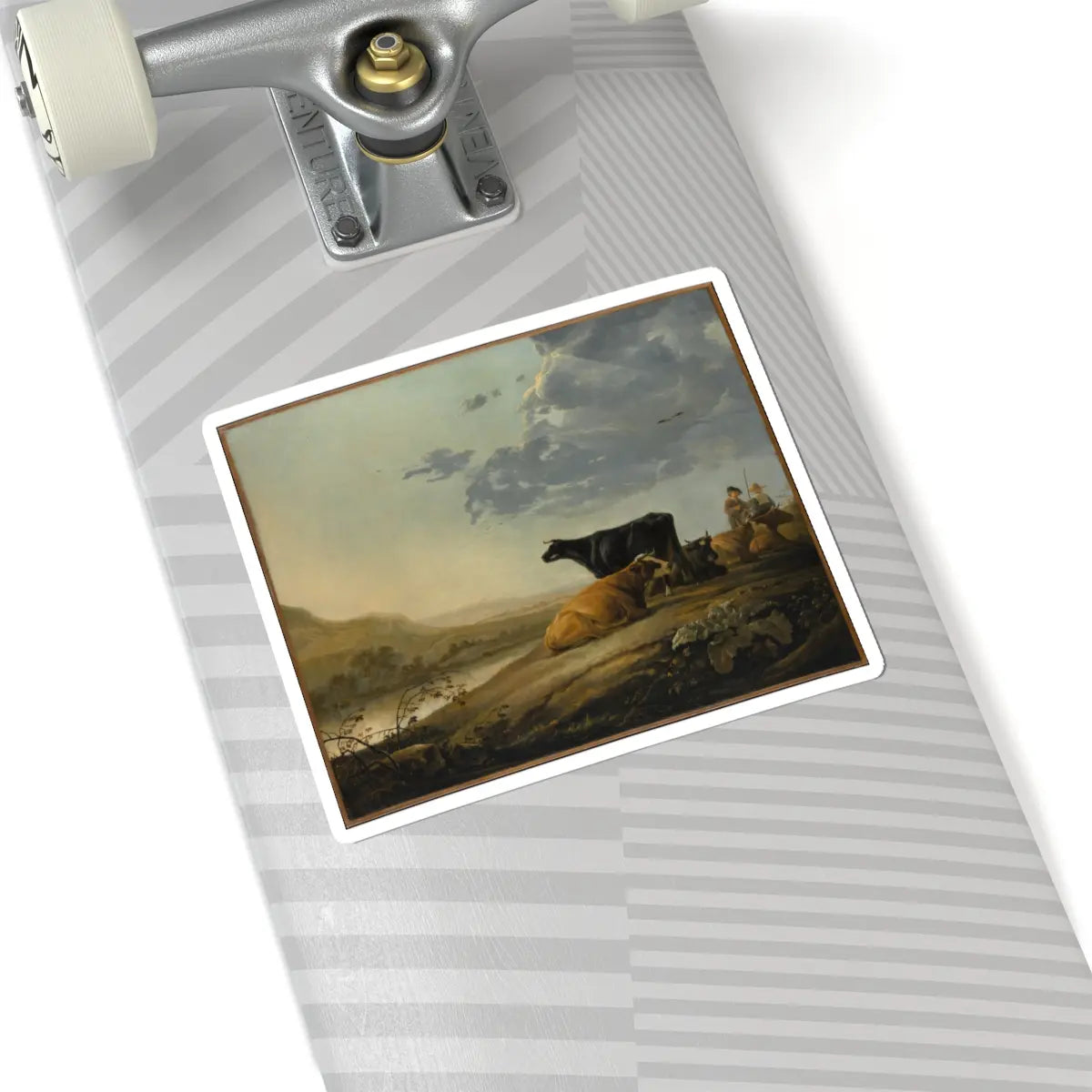 SKU:TSS-STICK-LBRCYP-6X6-5 Sizes:6" × 6" Types:White