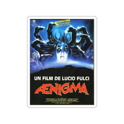 AENIGMA 1987 Movie Poster STICKER Vinyl Die-Cut Decal - The Sticker Space