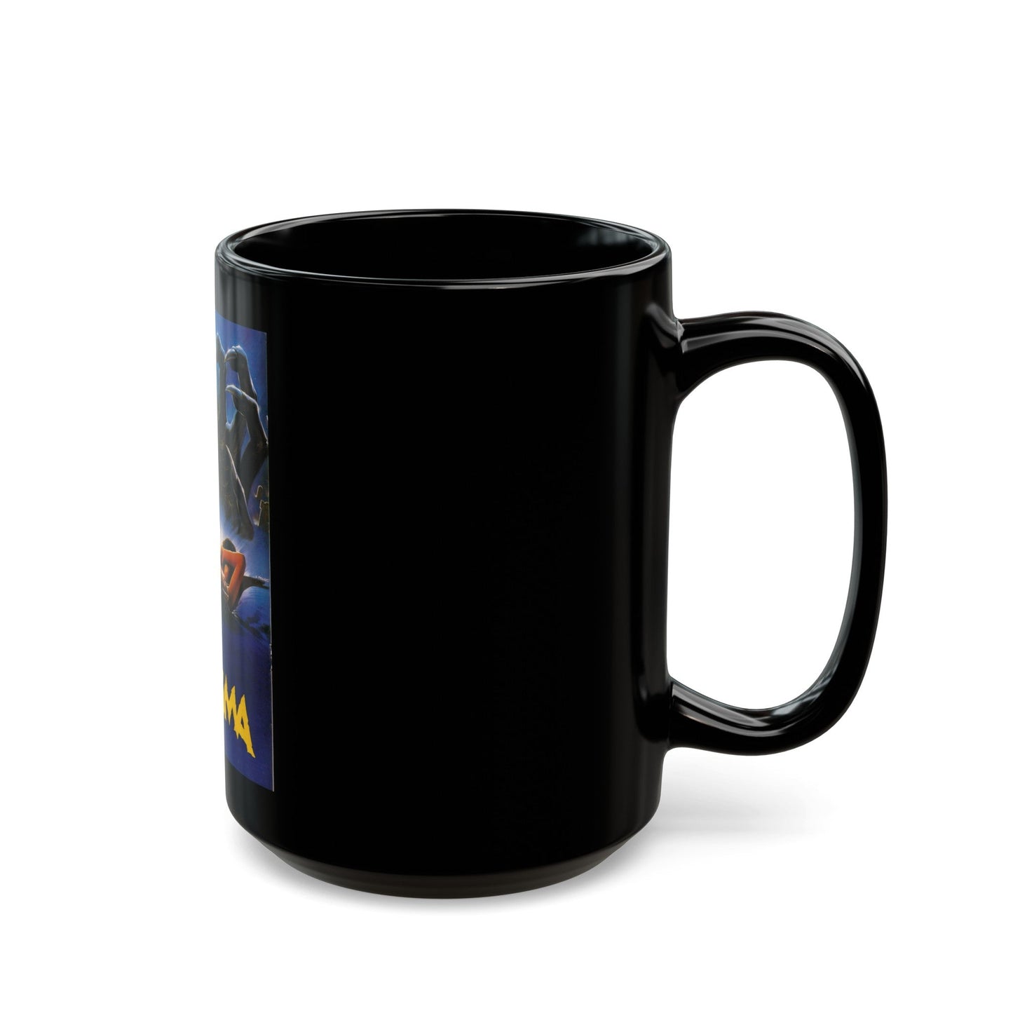 AENIGMA (2) 1987 Movie Poster - Black Coffee Mug-The Sticker Space