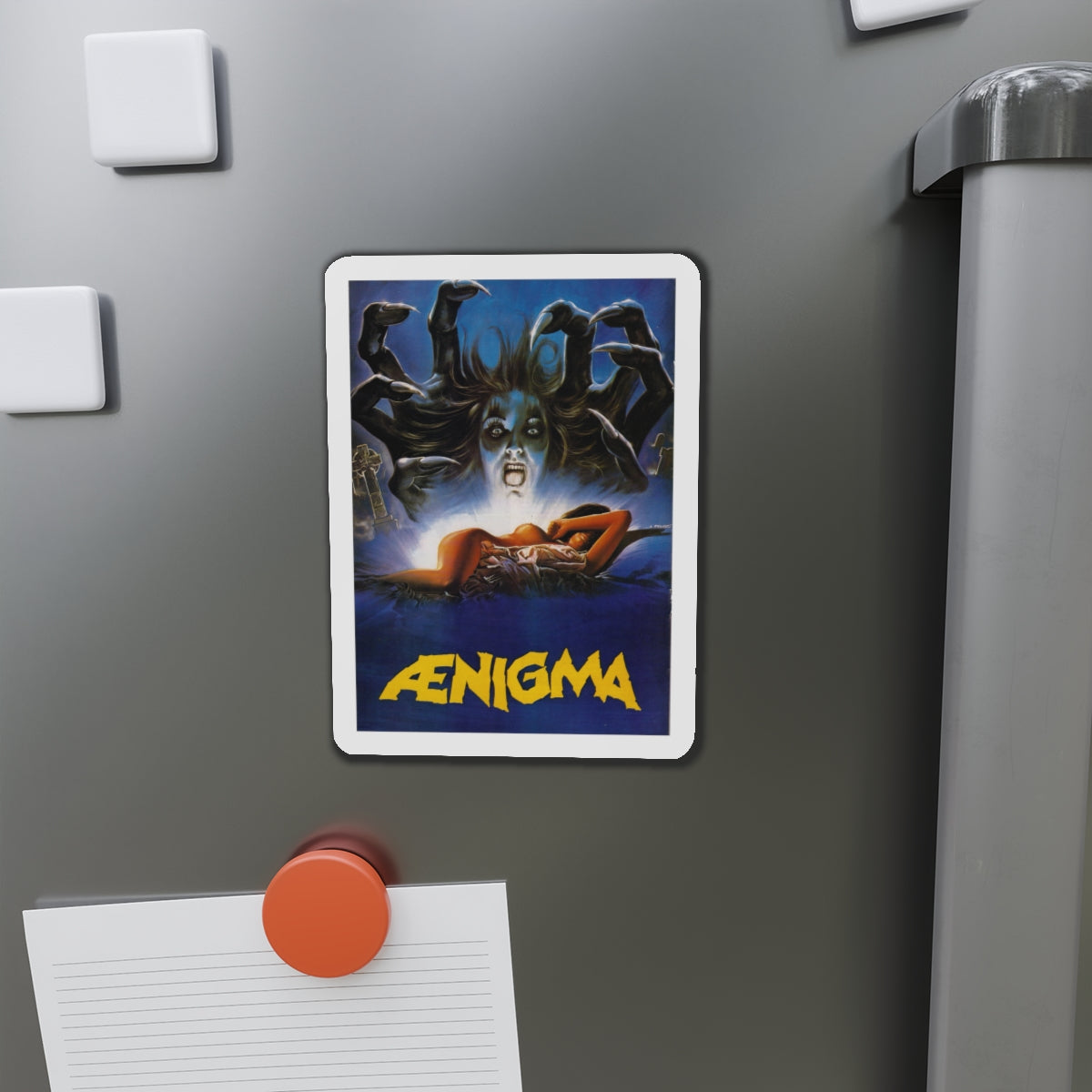 AENIGMA (2) 1987 Movie Poster - Die-Cut Magnet-The Sticker Space