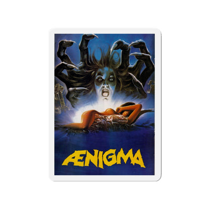 AENIGMA (2) 1987 Movie Poster - Die-Cut Magnet-3" x 3"-The Sticker Space