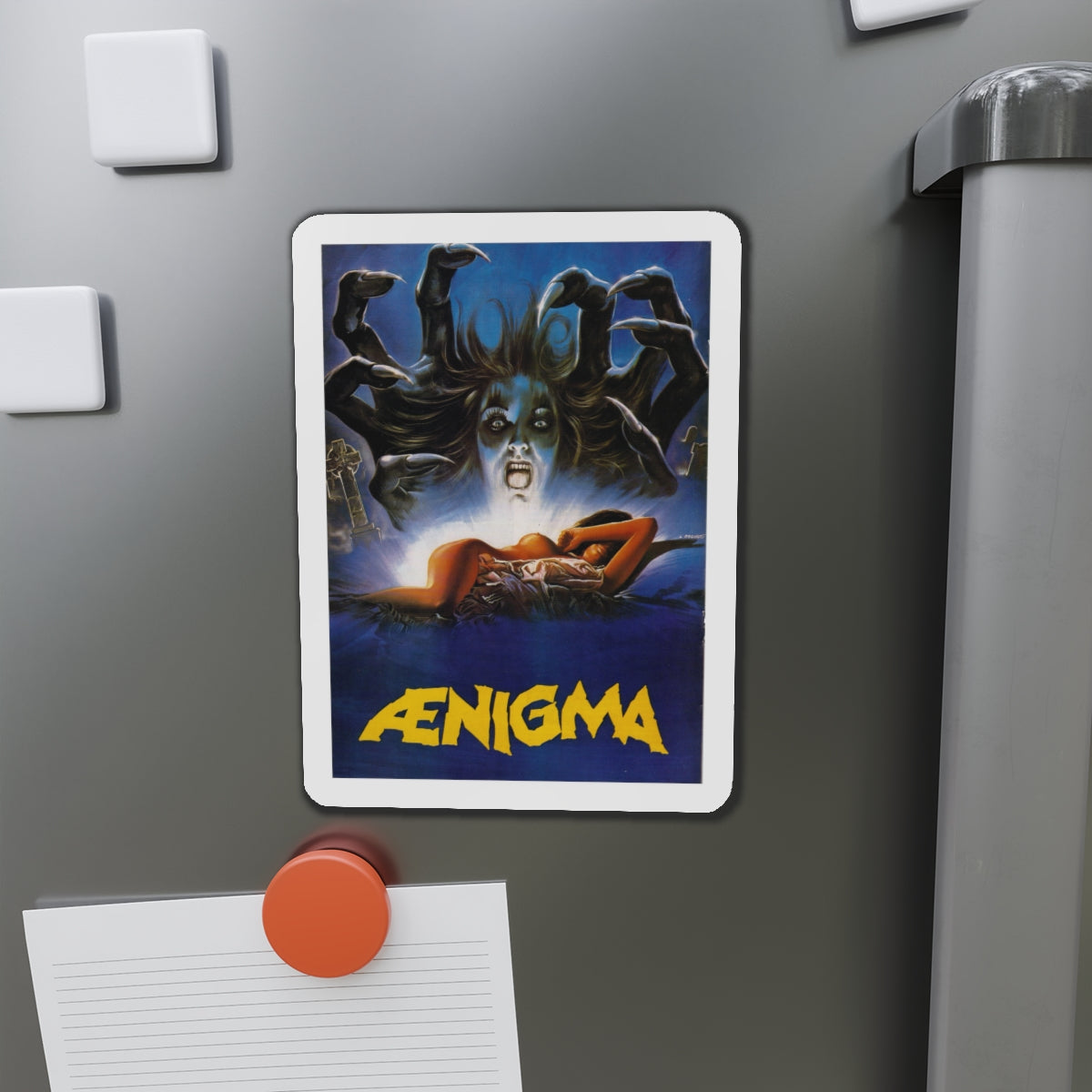 AENIGMA (2) 1987 Movie Poster - Die-Cut Magnet-The Sticker Space