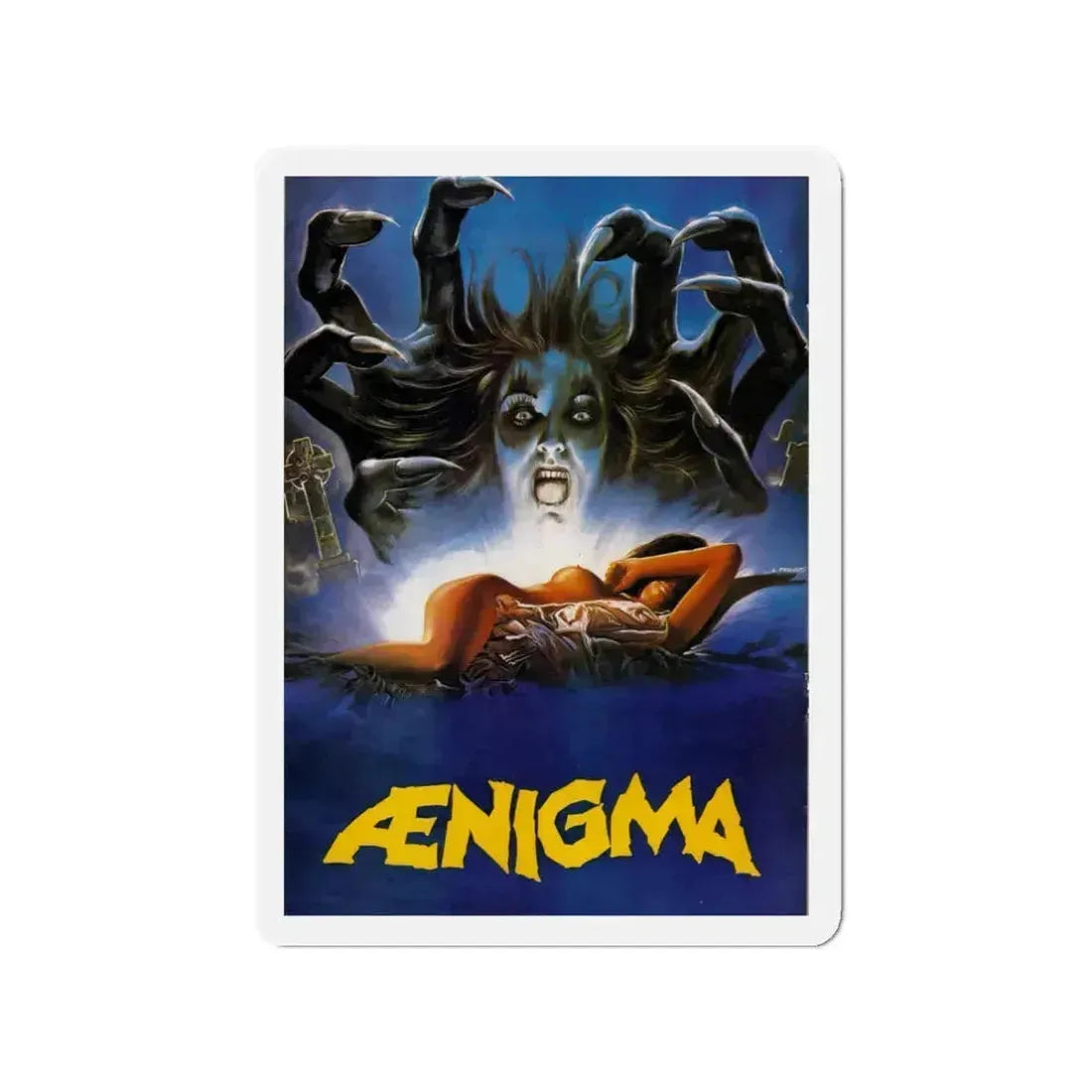 AENIGMA (2) 1987 Movie Poster - Refrigerator Magnet 3 Inch - The Sticker Space