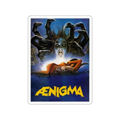 AENIGMA (2) 1987 Movie Poster STICKER Vinyl Die-Cut Decal - The Sticker Space