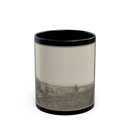 Aerial View Of A Camp In The Distance (U.S. Civil War) Black Coffee Mug