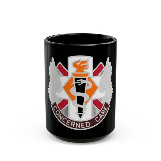 Aeromedical Center Fort Rucker (U.S. Army) Black Coffee Mug-15oz-The Sticker Space