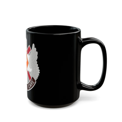 Aeromedical Center Fort Rucker (U.S. Army) Black Coffee Mug-The Sticker Space