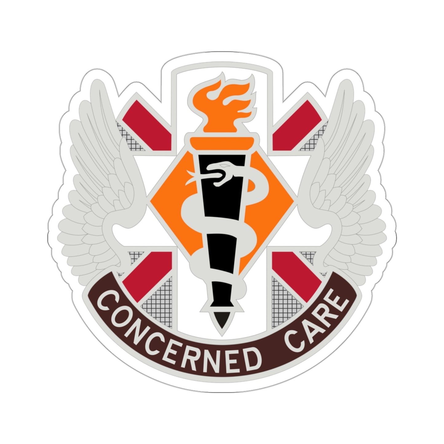 Aeromedical Center Fort Rucker (U.S. Army) STICKER Vinyl Die-Cut Decal-3 Inch-The Sticker Space