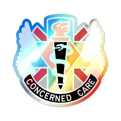 Aeromedical Center Fort Rucker (U.S. Army) Holographic STICKER Die-Cut Vinyl Decal 5 Inch Holographic - The Sticker Space