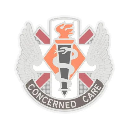 Aeromedical Center Fort Rucker (U.S. Army) STICKER Vinyl Kiss-Cut Decal 4 Inch Transparent - The Sticker Space