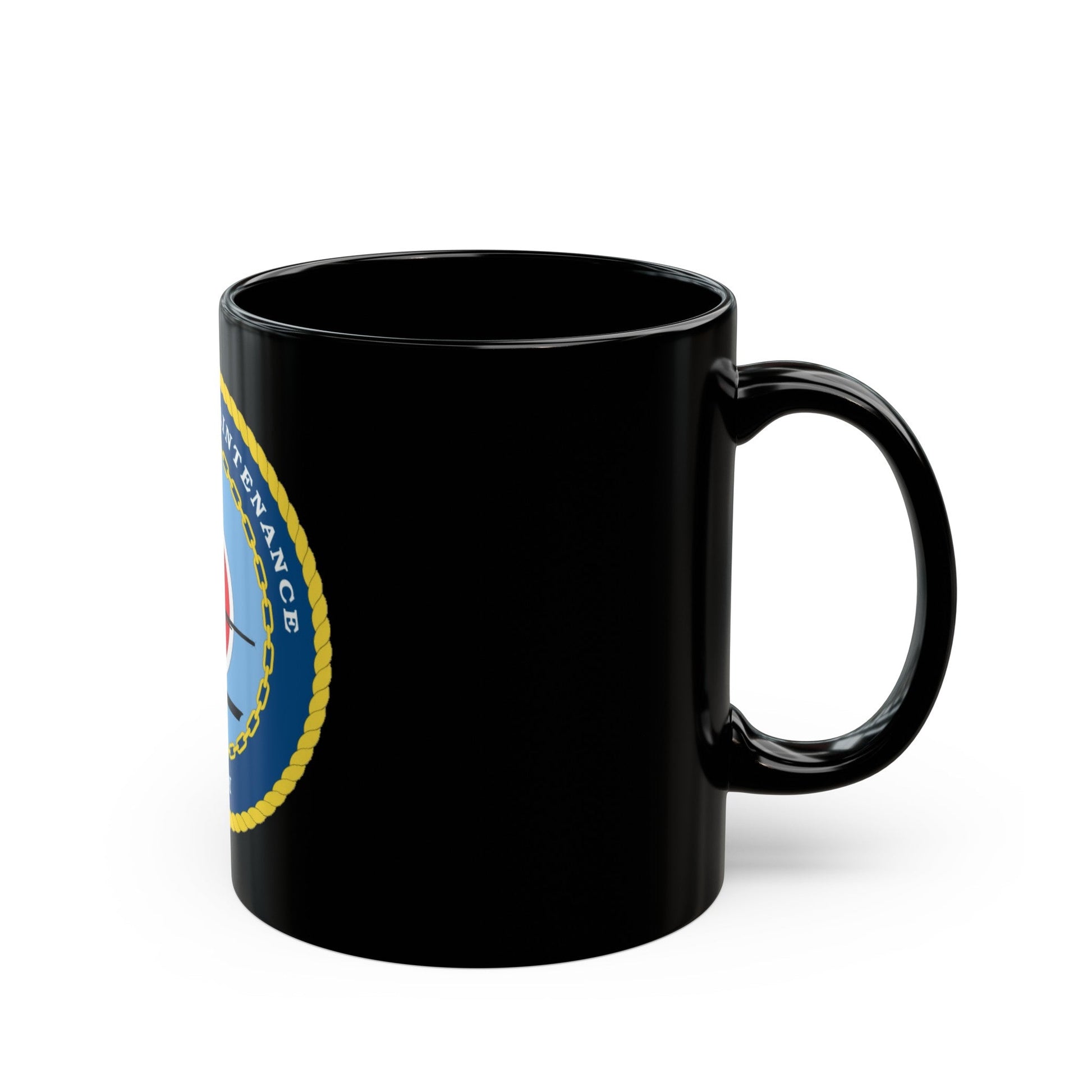 Aerospace Maintenance Duty (U.S. Navy) Black Coffee Mug-The Sticker Space