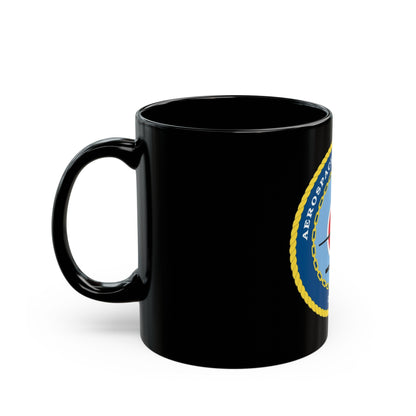 Aerospace Maintenance Duty (U.S. Navy) Black Coffee Mug-The Sticker Space