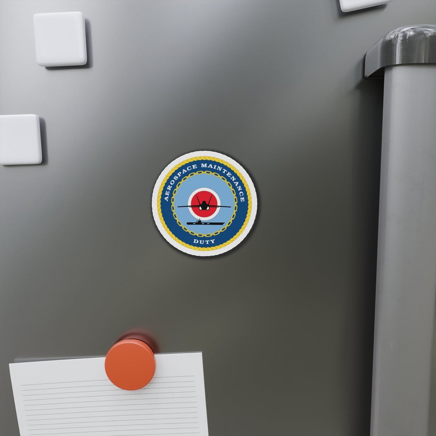 Aerospace Maintenance Duty (U.S. Navy) Die-Cut Magnet-The Sticker Space