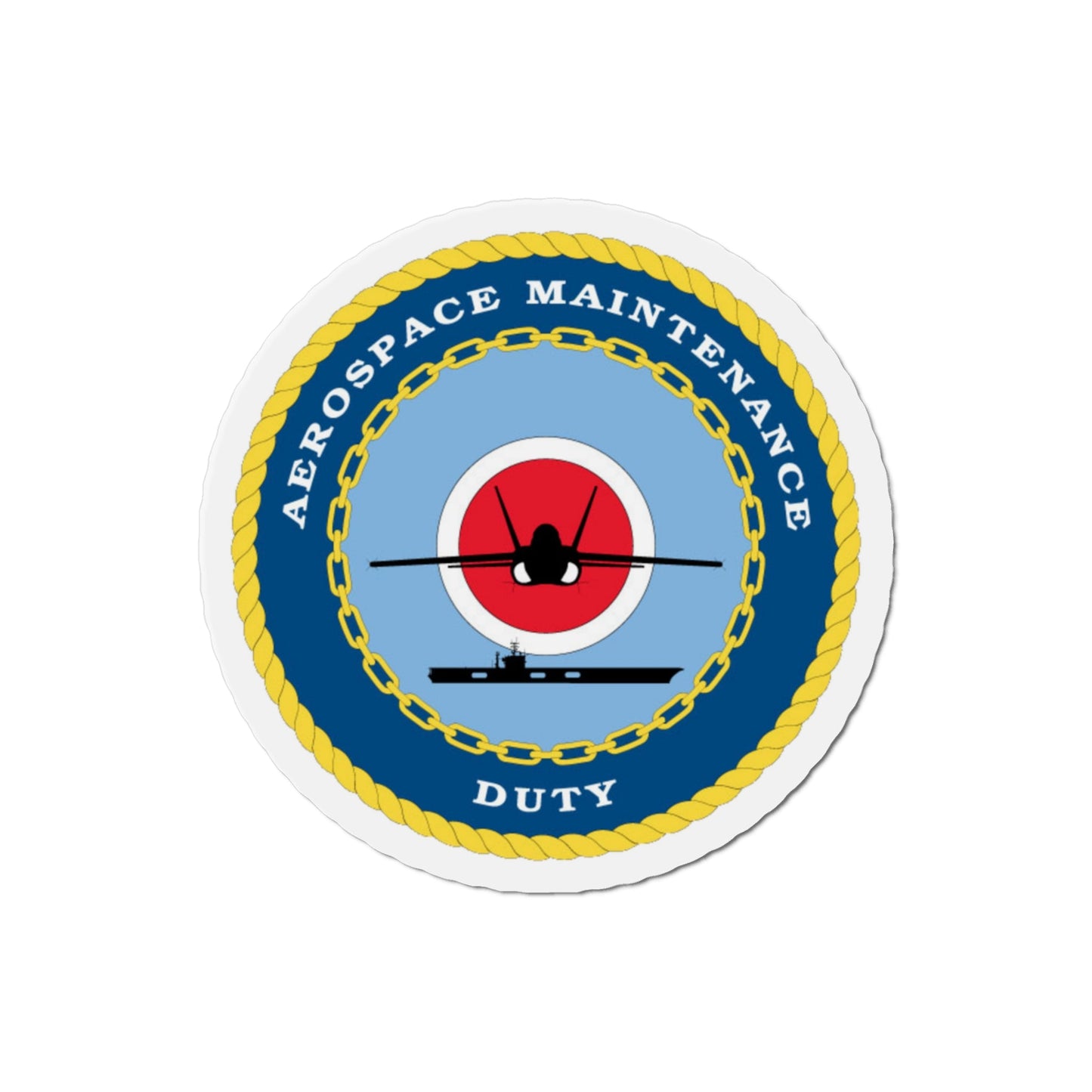 Aerospace Maintenance Duty (U.S. Navy) Die-Cut Magnet-3" x 3"-The Sticker Space