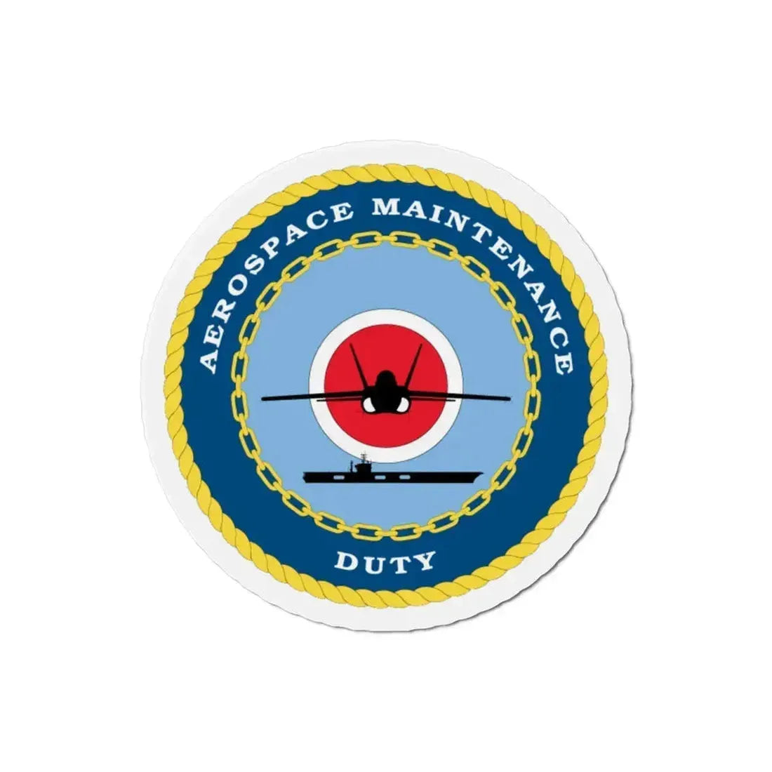 Aerospace Maintenance Duty (U.S. Navy) Refrigerator Magnet 3 Inch - The Sticker Space