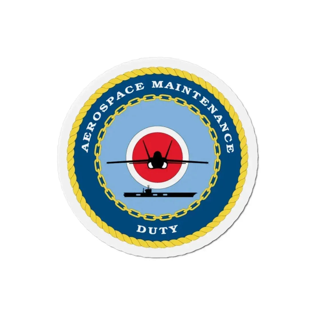 Aerospace Maintenance Duty (U.S. Navy) Refrigerator Magnet 3 Inch - The Sticker Space