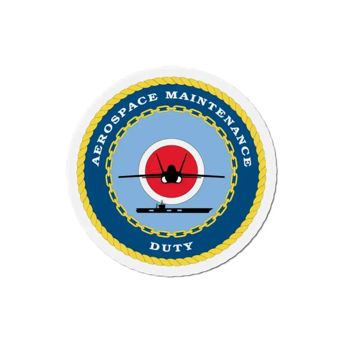 Aerospace Maintenance Duty (U.S. Navy) Refrigerator Magnet 5 Inch - The Sticker Space