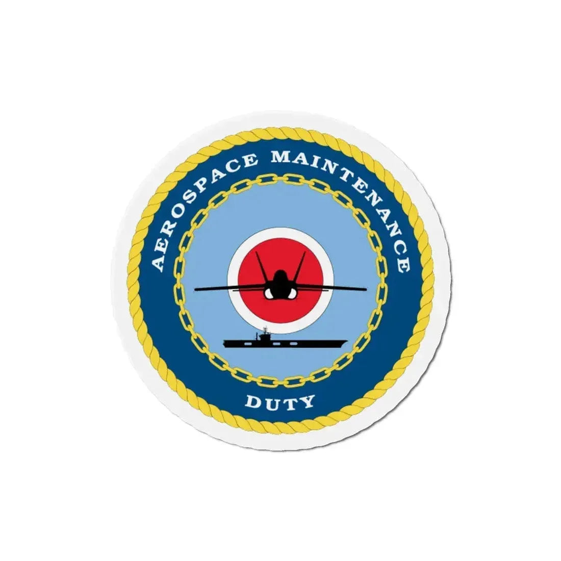Aerospace Maintenance Duty (U.S. Navy) Refrigerator Magnet 6 Inch - The Sticker Space