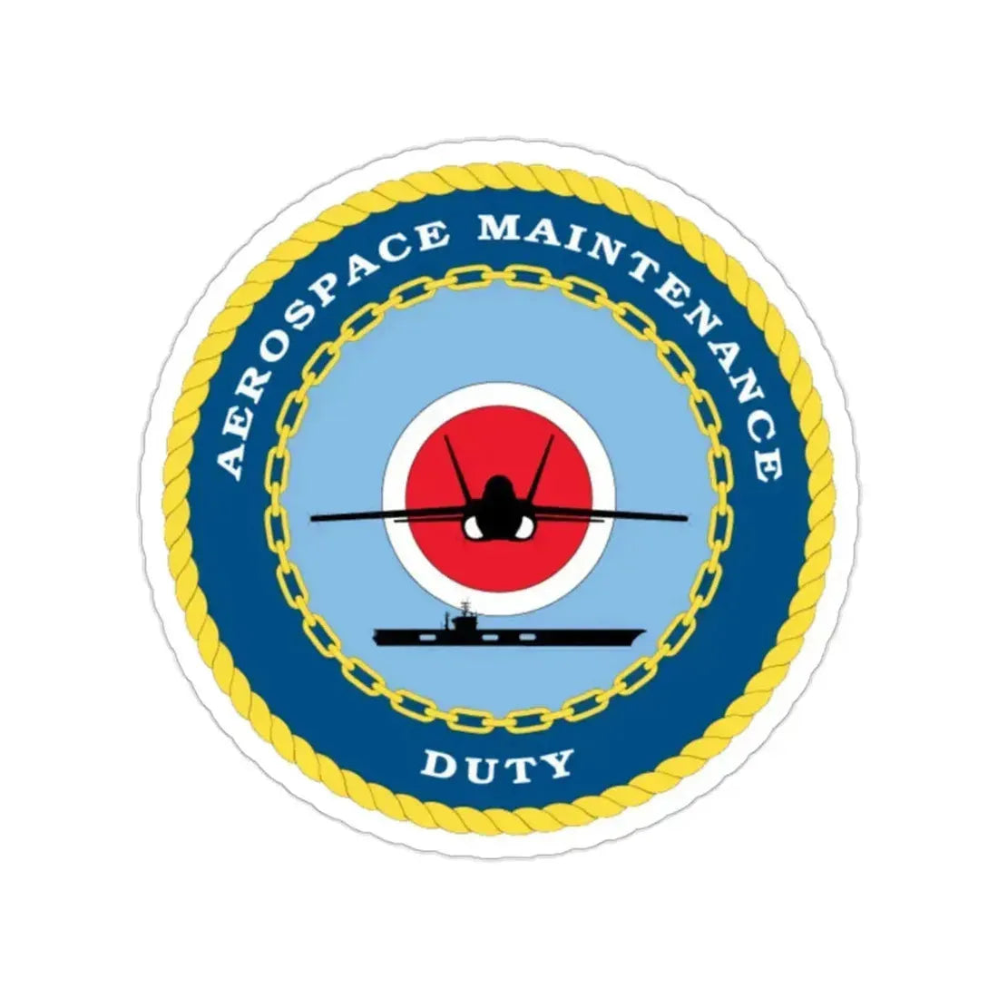 Aerospace Maintenance Duty (U.S. Navy) STICKER Vinyl Die-Cut Decal 2 Inch - The Sticker Space