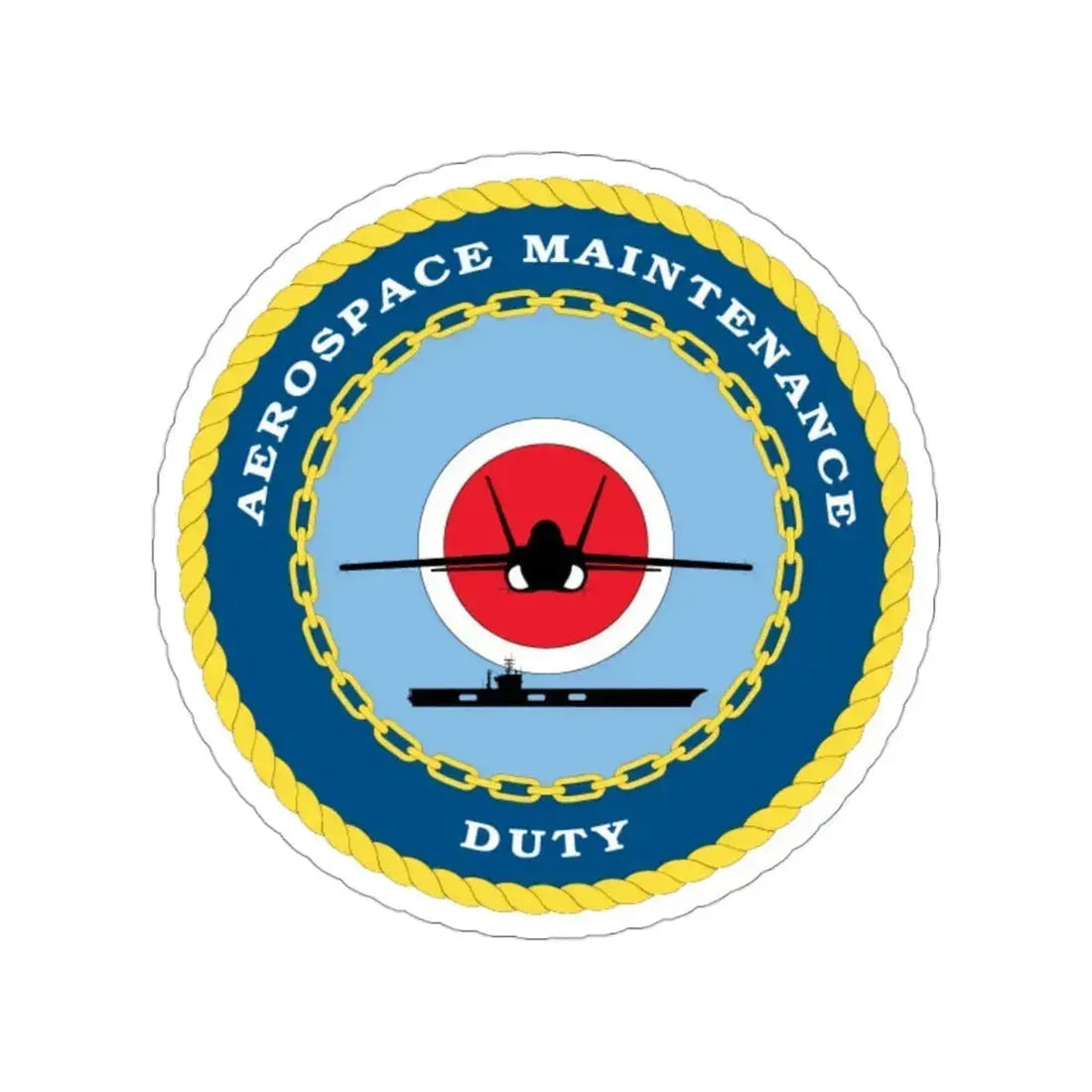 Aerospace Maintenance Duty (U.S. Navy) STICKER Vinyl Die-Cut Decal 3 Inch - The Sticker Space