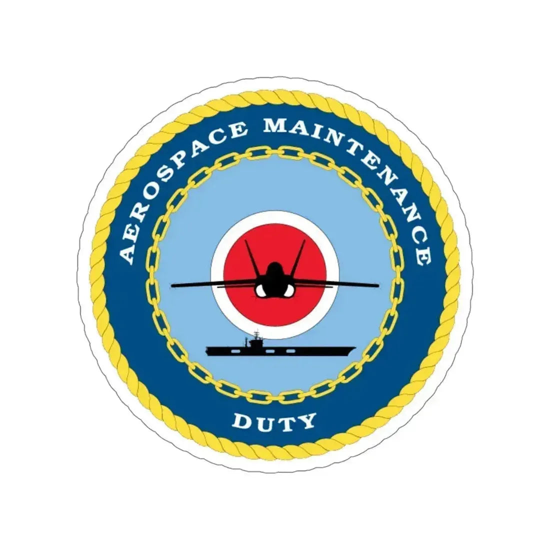 Aerospace Maintenance Duty (U.S. Navy) STICKER Vinyl Die-Cut Decal 5 Inch - The Sticker Space