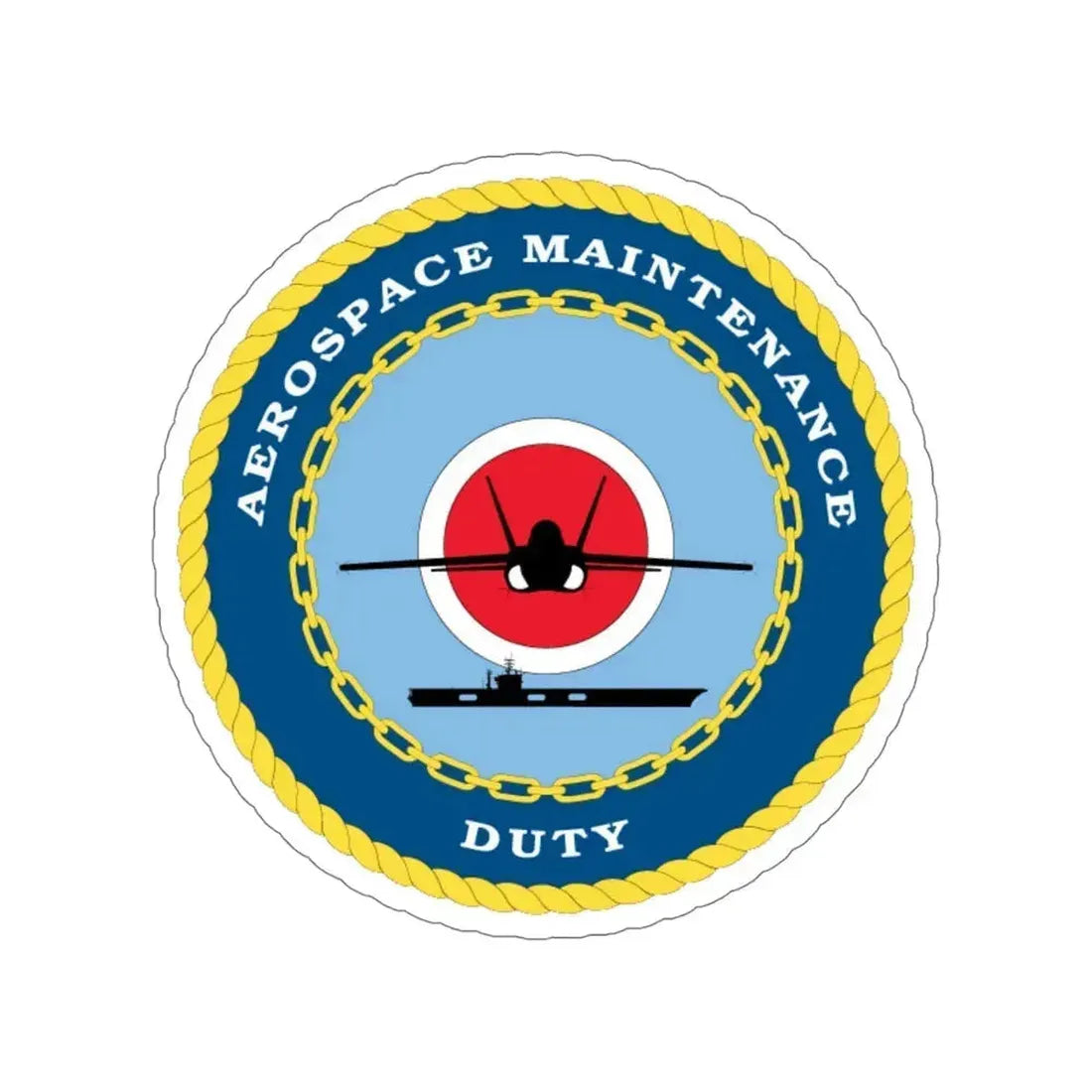 Aerospace Maintenance Duty (U.S. Navy) STICKER Vinyl Die-Cut Decal 5 Inch - The Sticker Space