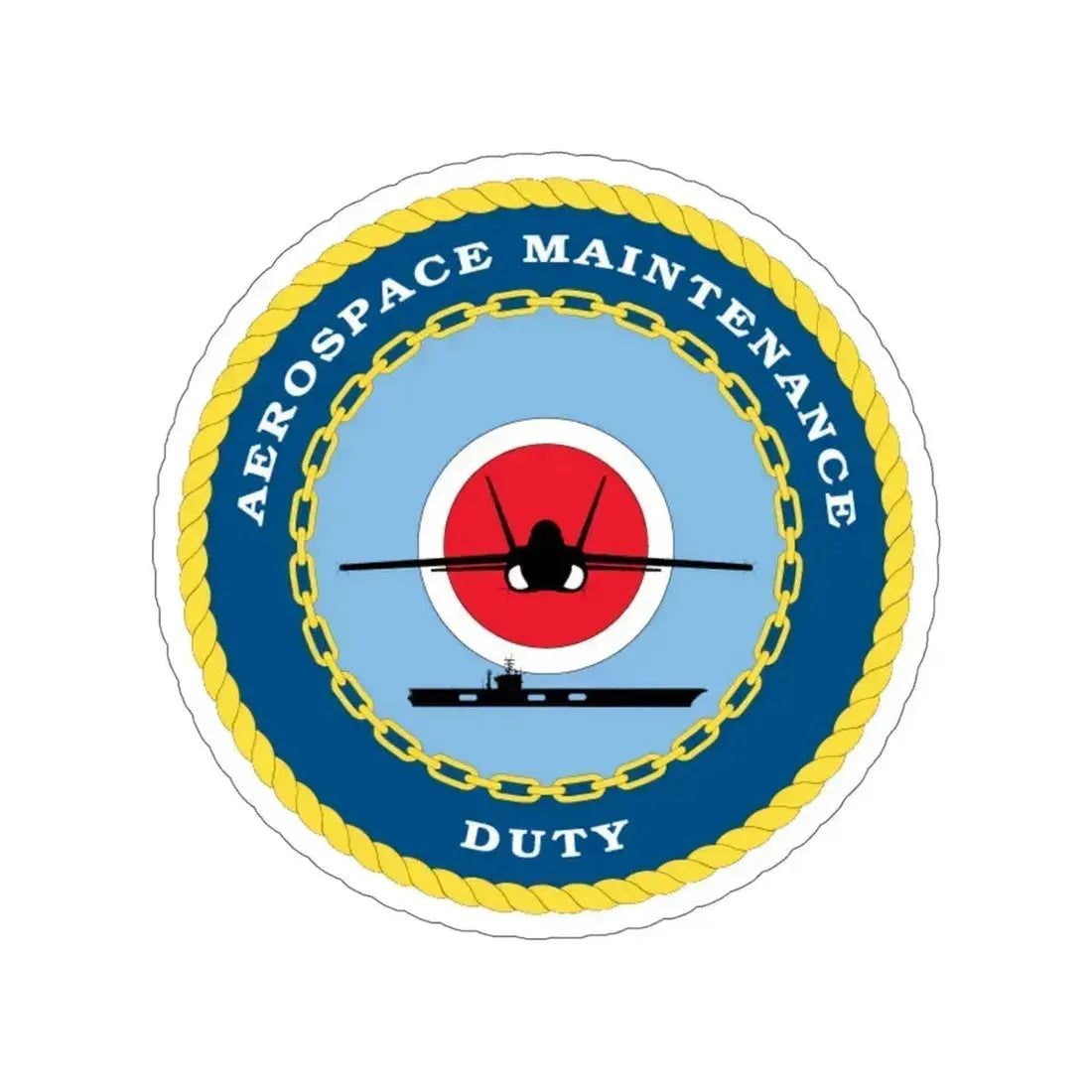 Aerospace Maintenance Duty (U.S. Navy) STICKER Vinyl Die-Cut Decal 6 Inch - The Sticker Space