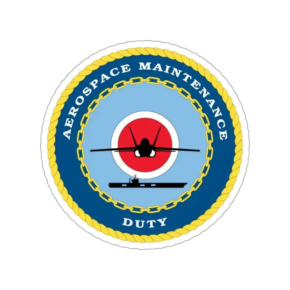 Aerospace Maintenance Duty (U.S. Navy) STICKER Vinyl Die-Cut Decal 6 Inch - The Sticker Space