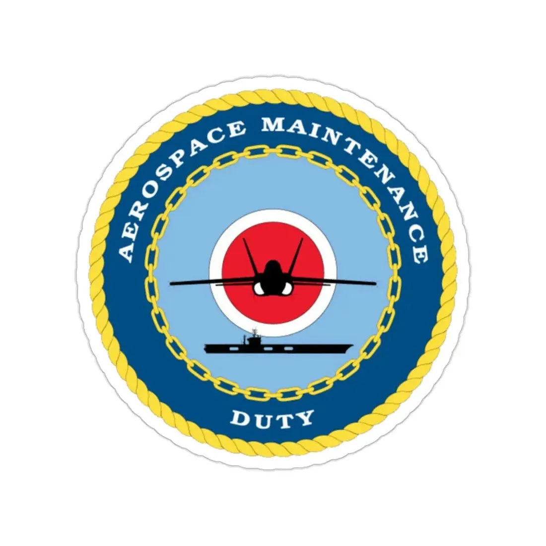 Aerospace Maintenance Duty (U.S. Navy) STICKER Vinyl Die-Cut Decal - The Sticker Space