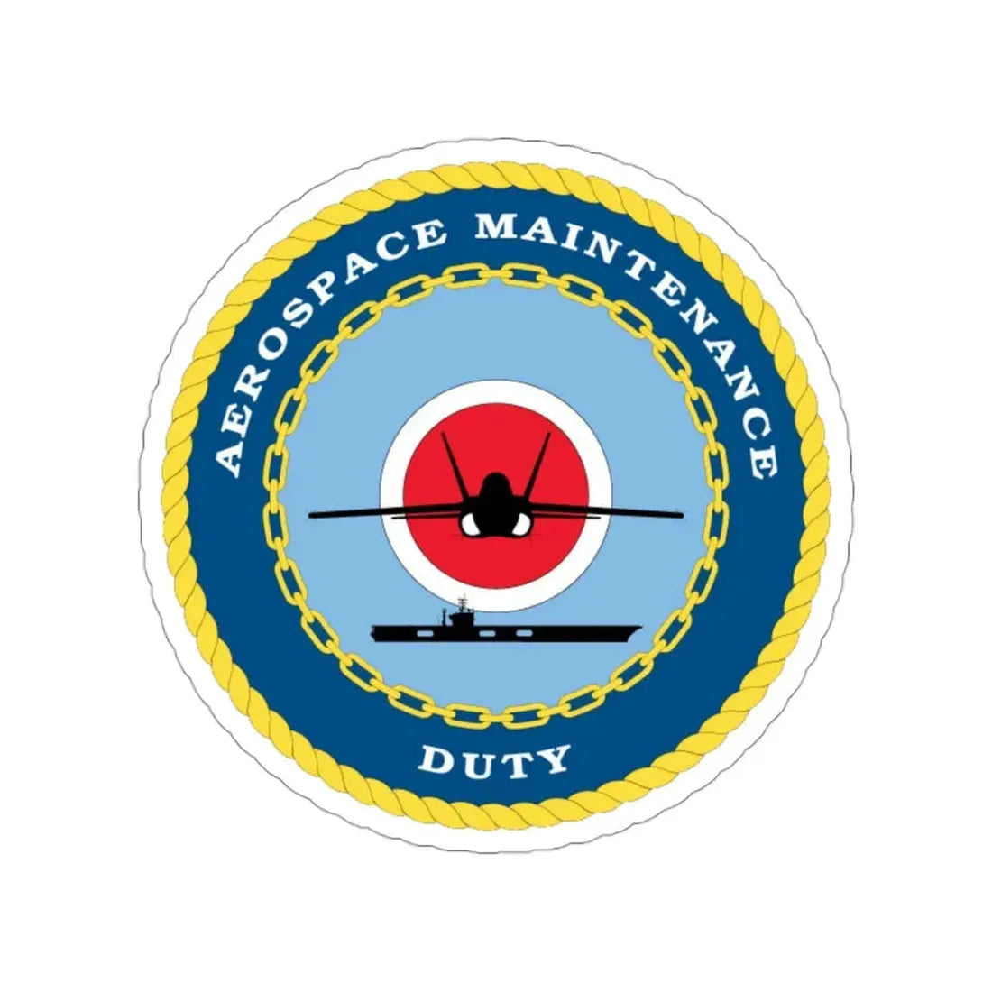 Aerospace Maintenance Duty (U.S. Navy) STICKER Vinyl Die-Cut Decal - The Sticker Space