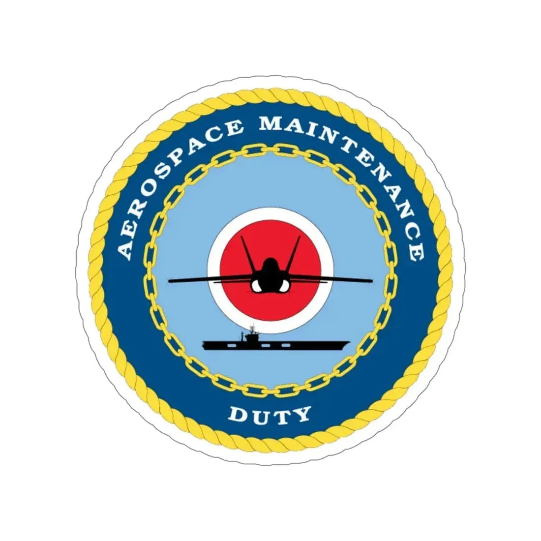 Aerospace Maintenance Duty (U.S. Navy) STICKER Vinyl Die-Cut Decal - The Sticker Space