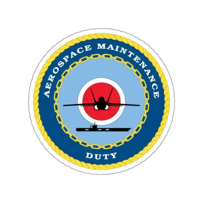 Aerospace Maintenance Duty (U.S. Navy) STICKER Vinyl Kiss-Cut Decal 6 Inch White - The Sticker Space