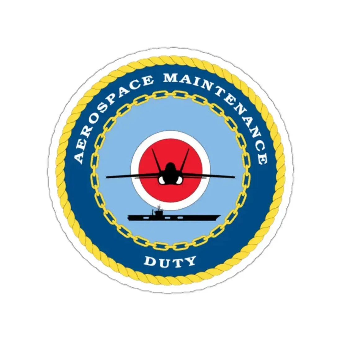 Aerospace Maintenance Duty (U.S. Navy) STICKER Vinyl Kiss-Cut Decal - The Sticker Space