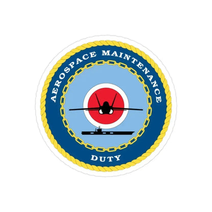 Aerospace Maintenance Duty (U.S. Navy) Transparent STICKER Die-Cut Vinyl Decal 2 Inch - The Sticker Space