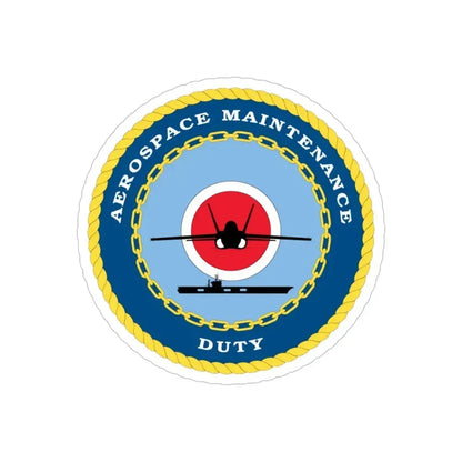 Aerospace Maintenance Duty (U.S. Navy) Transparent STICKER Die-Cut Vinyl Decal 5 Inch - The Sticker Space